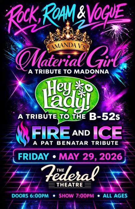 Tributes to The B-52's, Madonna and Pat Benatar!