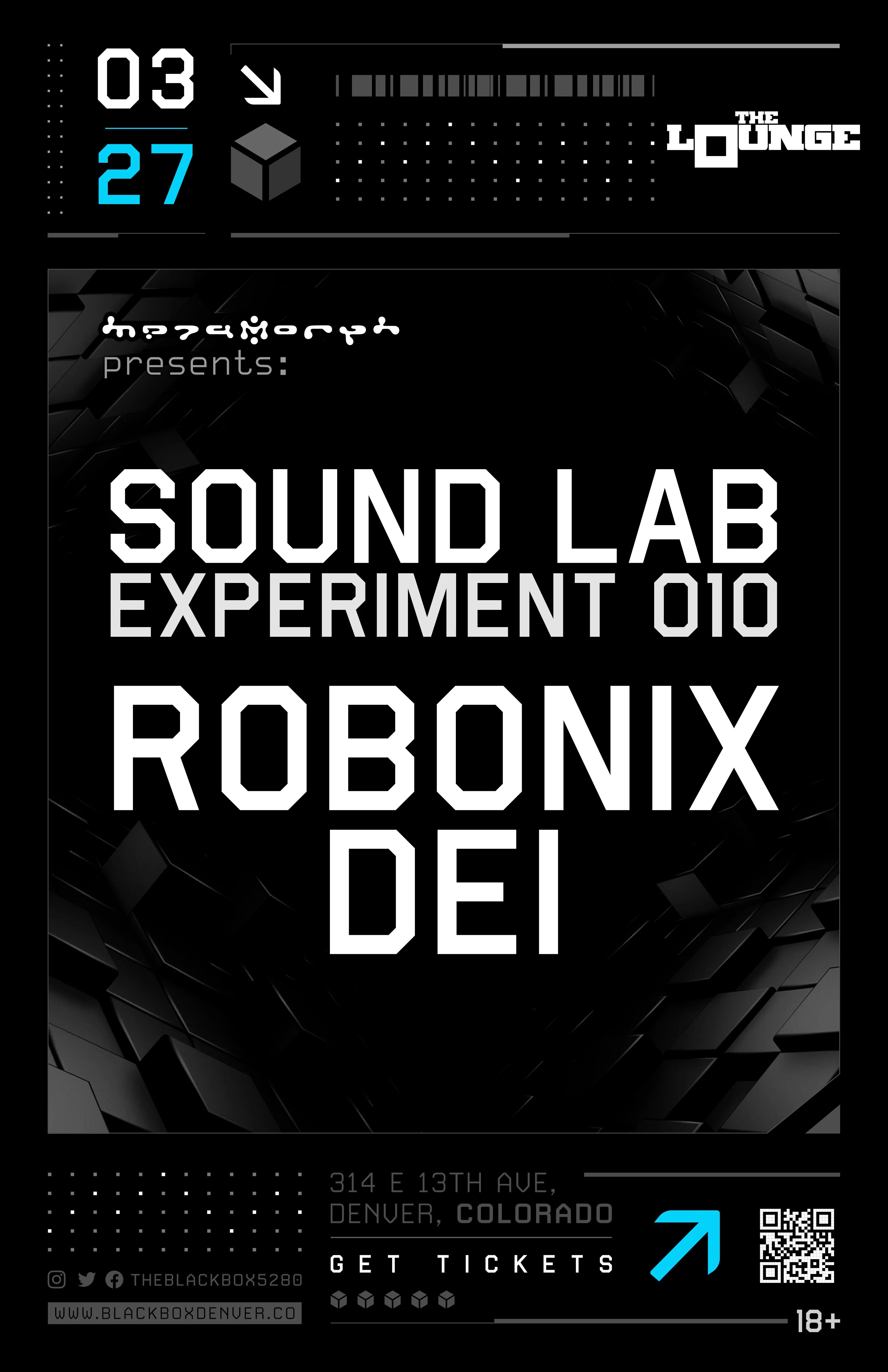 metaMorph: Sound Lab Experiment 010 w/ Robonix & DEI