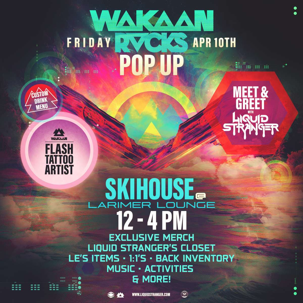 Liquid Stranger Merch Pop Up – FREE EVENT 12PM-4PM