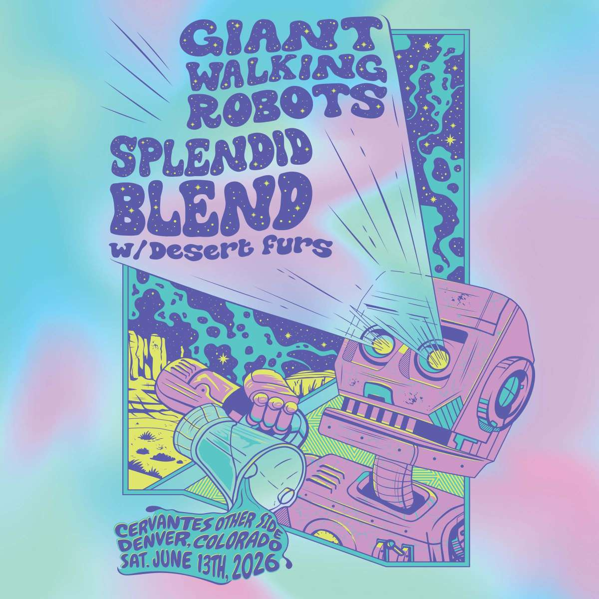 Giant Walking Robots & Splendid Blend w/ The Desert Furs