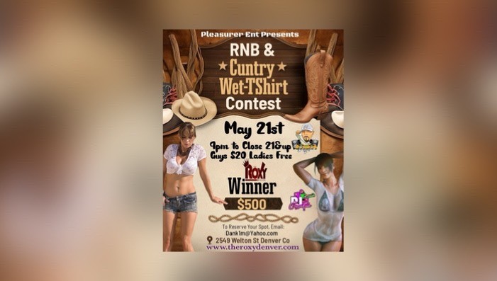 RNB & * Cuntry * Wet T-Shirt Contest