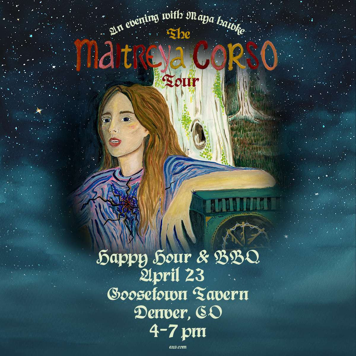 Maya Hawke Happy Hour & BBQ (4-7PM)