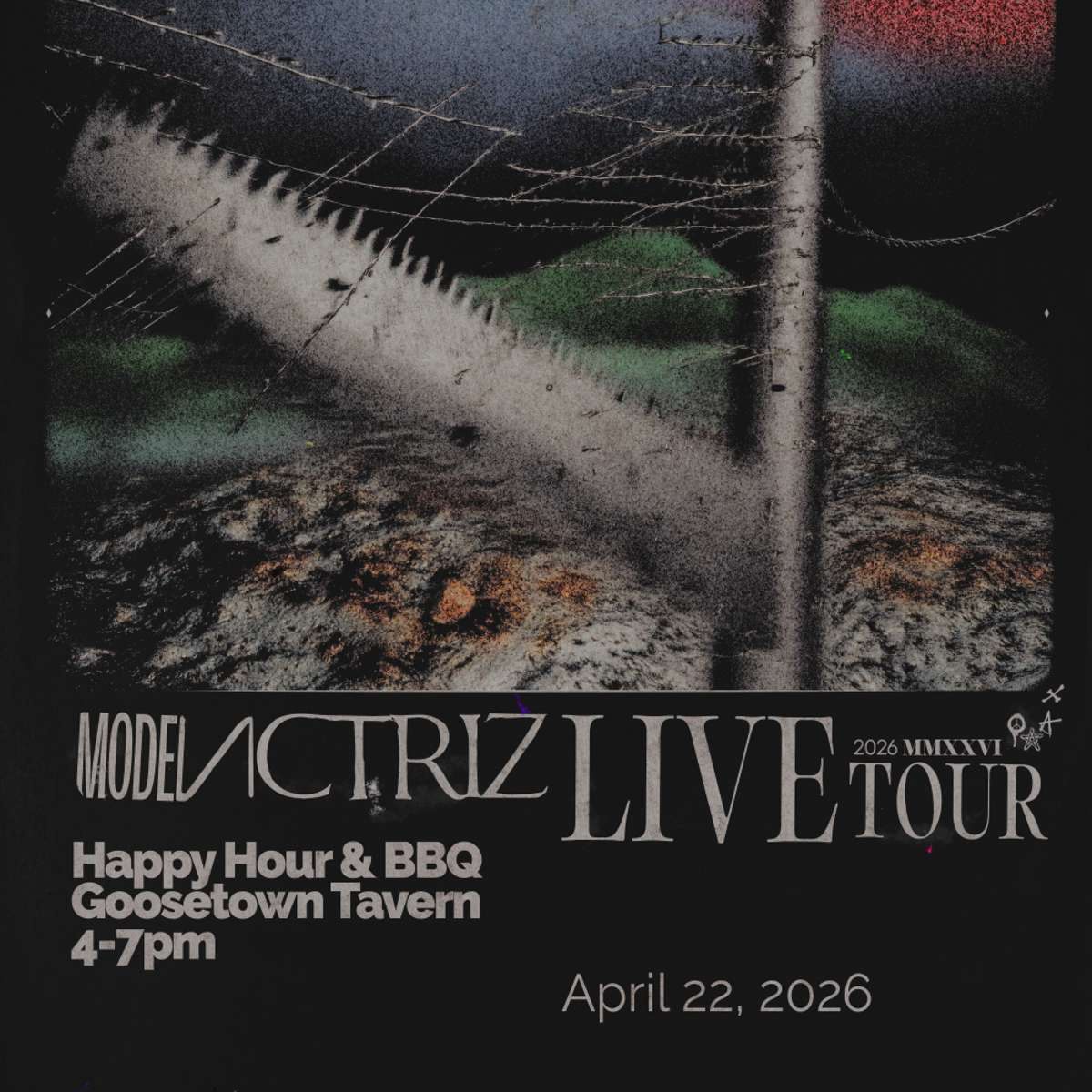Model/Actriz Happy Hour & BBQ (4-7PM)
