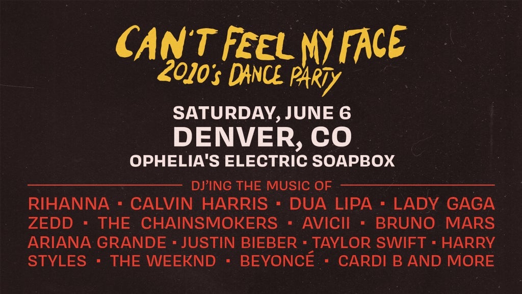 Can’t Feel My Face: 2010s Dance Party *Late Show*