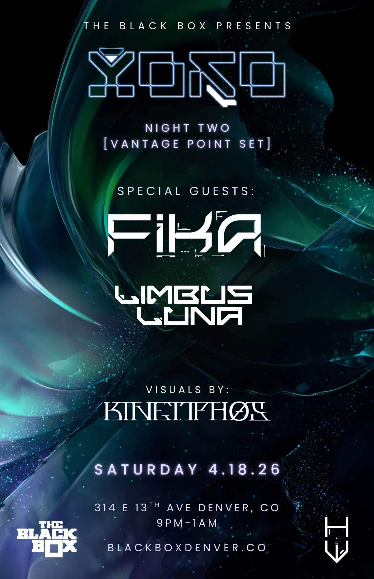Yoko (Vantage Point Set) w/ Fika, Limbus Luna. Visuals by Kinetiphos