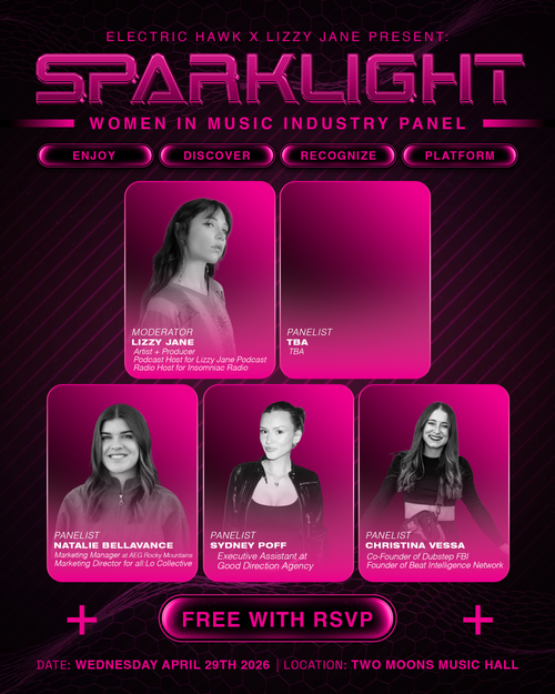 Electric Hawks & Lizzy Jane Present. Sparklight (Copy)