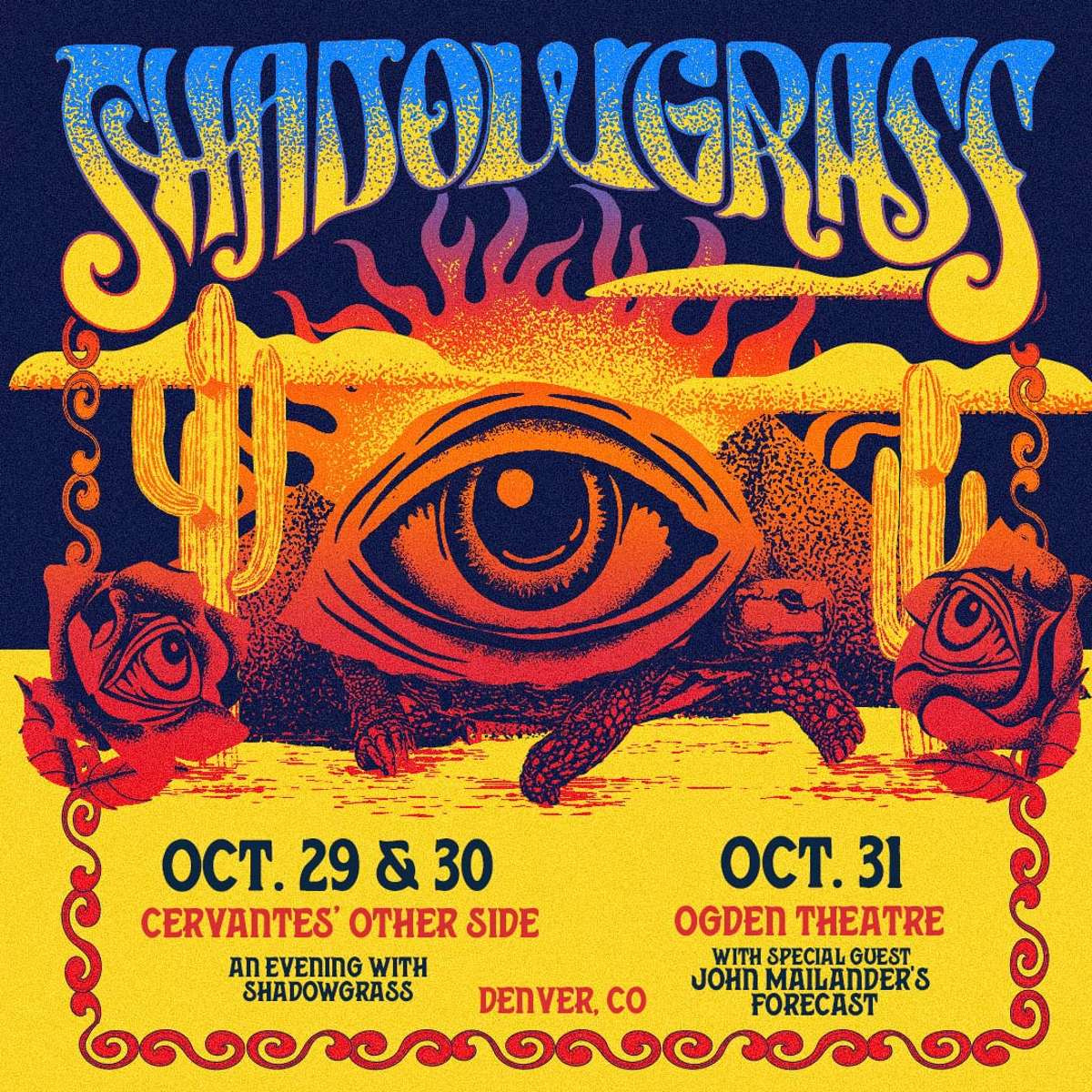 Shadowgrass w/ special guest John Malander’s Forecast AT OGDEN THEATRE