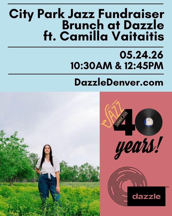 City Park Jazz Fundraiser Brunch at Dazzle ft. Camilla Vaitaitis