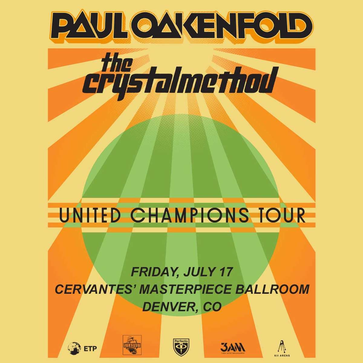**SOLD OUT** Paul Oakenfold w/ The Crystal Method