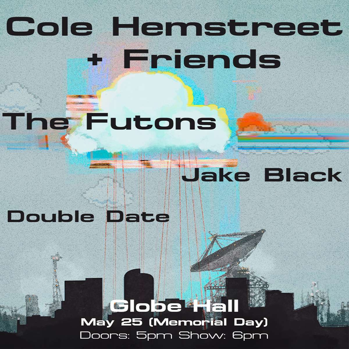 Cole Hemstreet w/ The Futons, Jake Black + Double Date