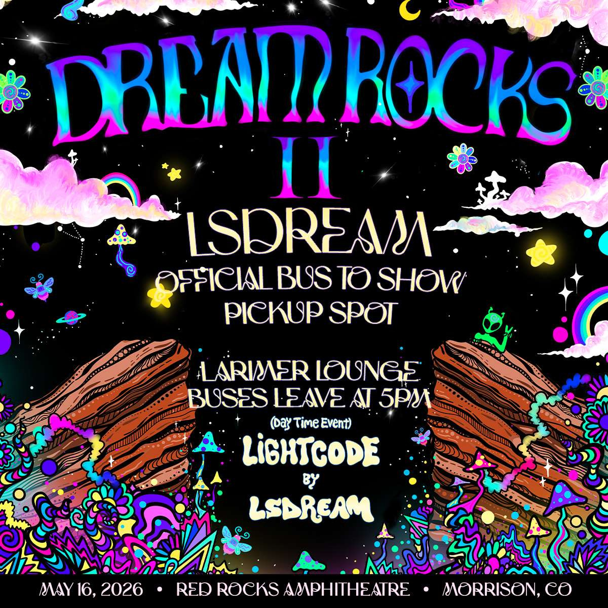 LSDREAM Bus To Show Pickup Spot (FREE EVENT)