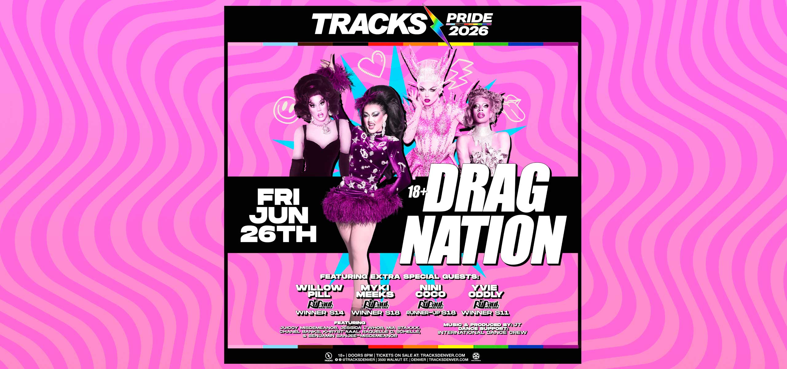 TRACKS PRIDE 2025 – 18+ DRAG NATION