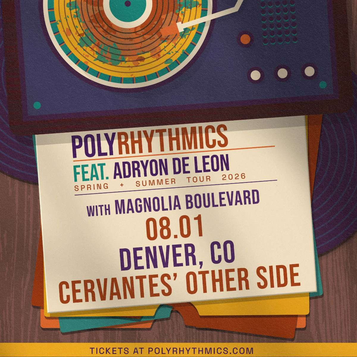 Polyrhythmics ft. Adryon de León w/ Magnolia Boulevard