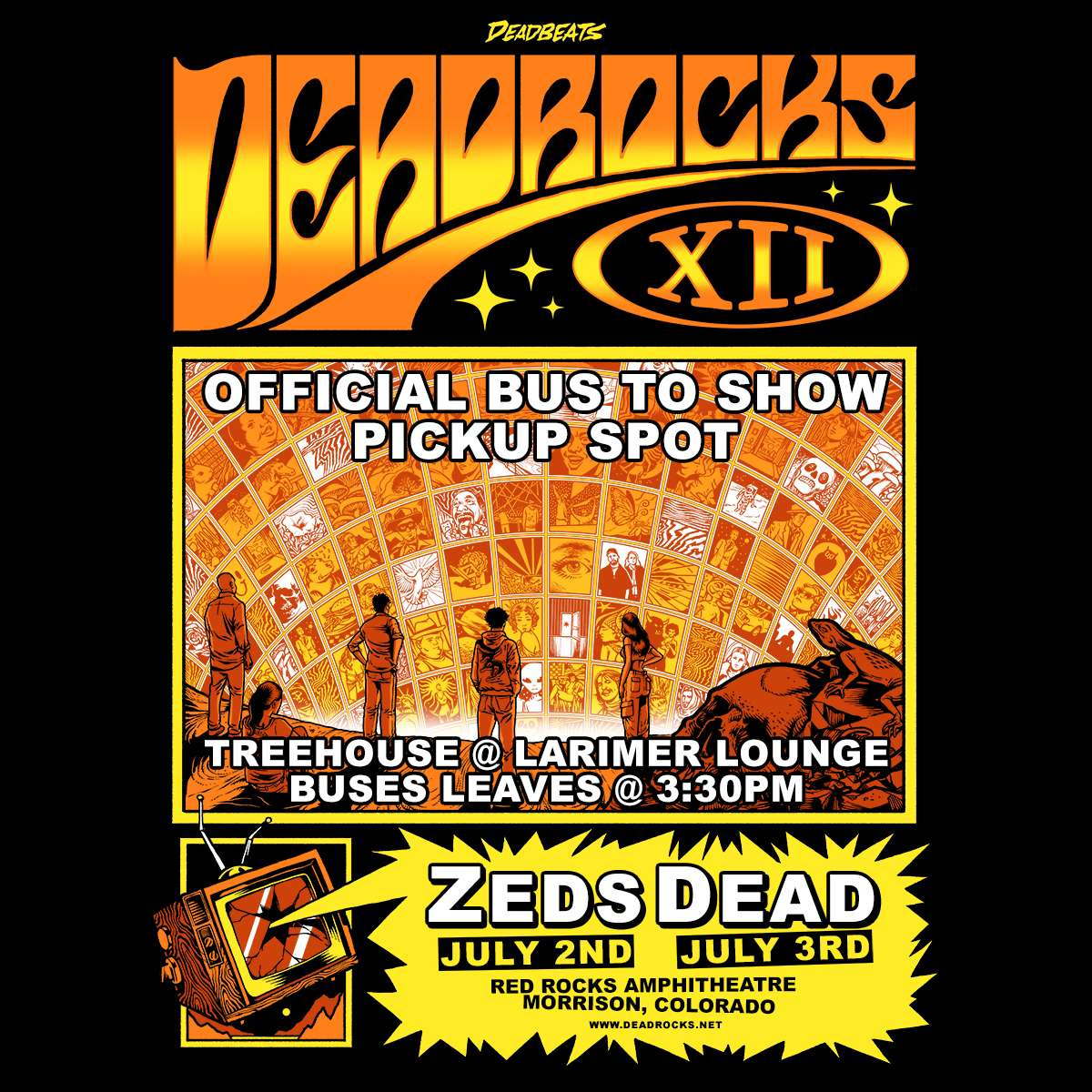 Zeds Dead Bus To Show Pickup Spot (FREE EVENT)