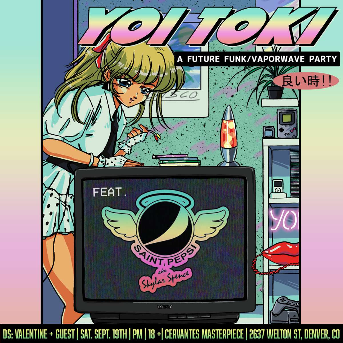 Yoi Toki – A Future Funk/Vaporwave Party ft. Saint Pepsi