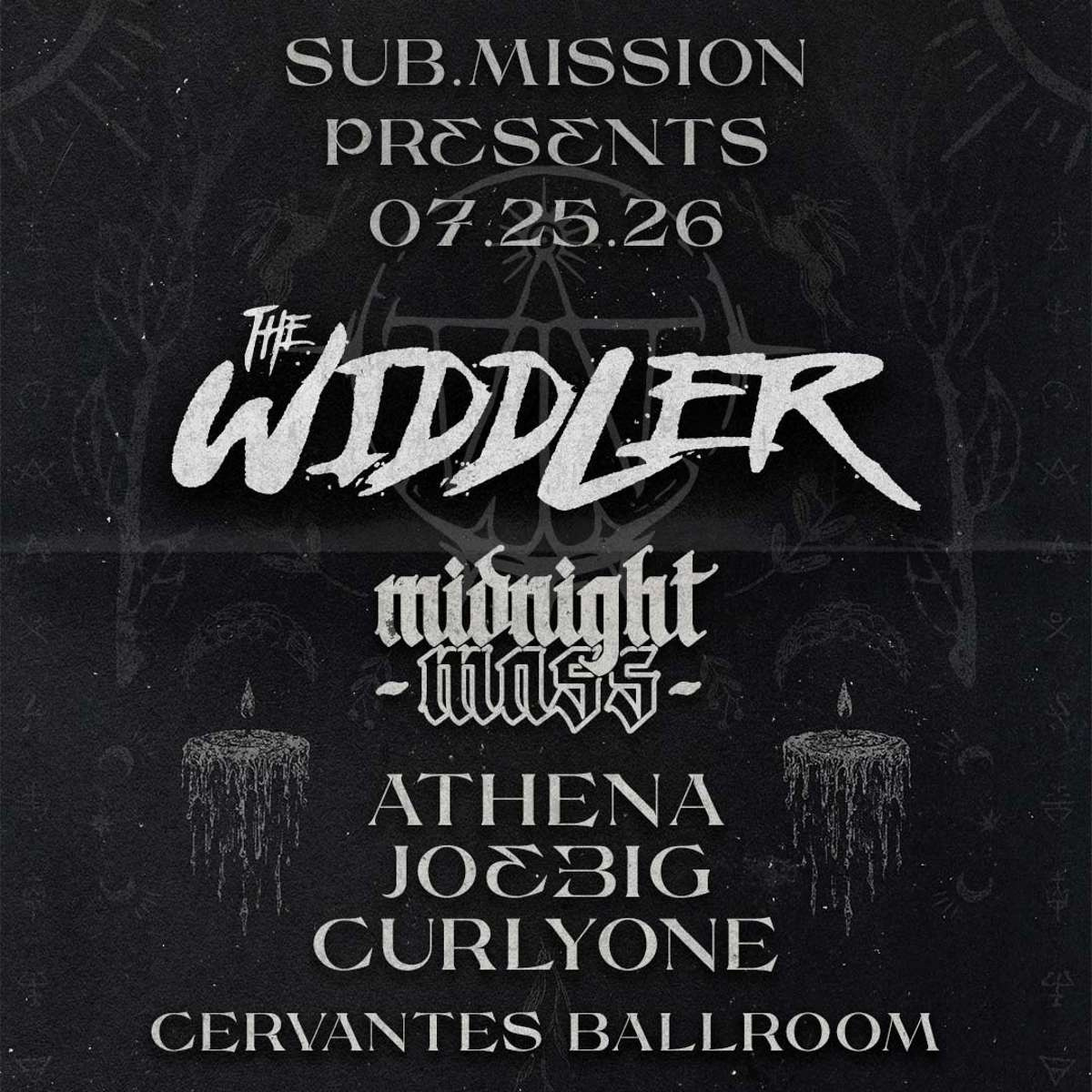 The Widdler w/ Athena, JoeBig, CurlyOnE – HSD Sound **SATURDAY 7/25**