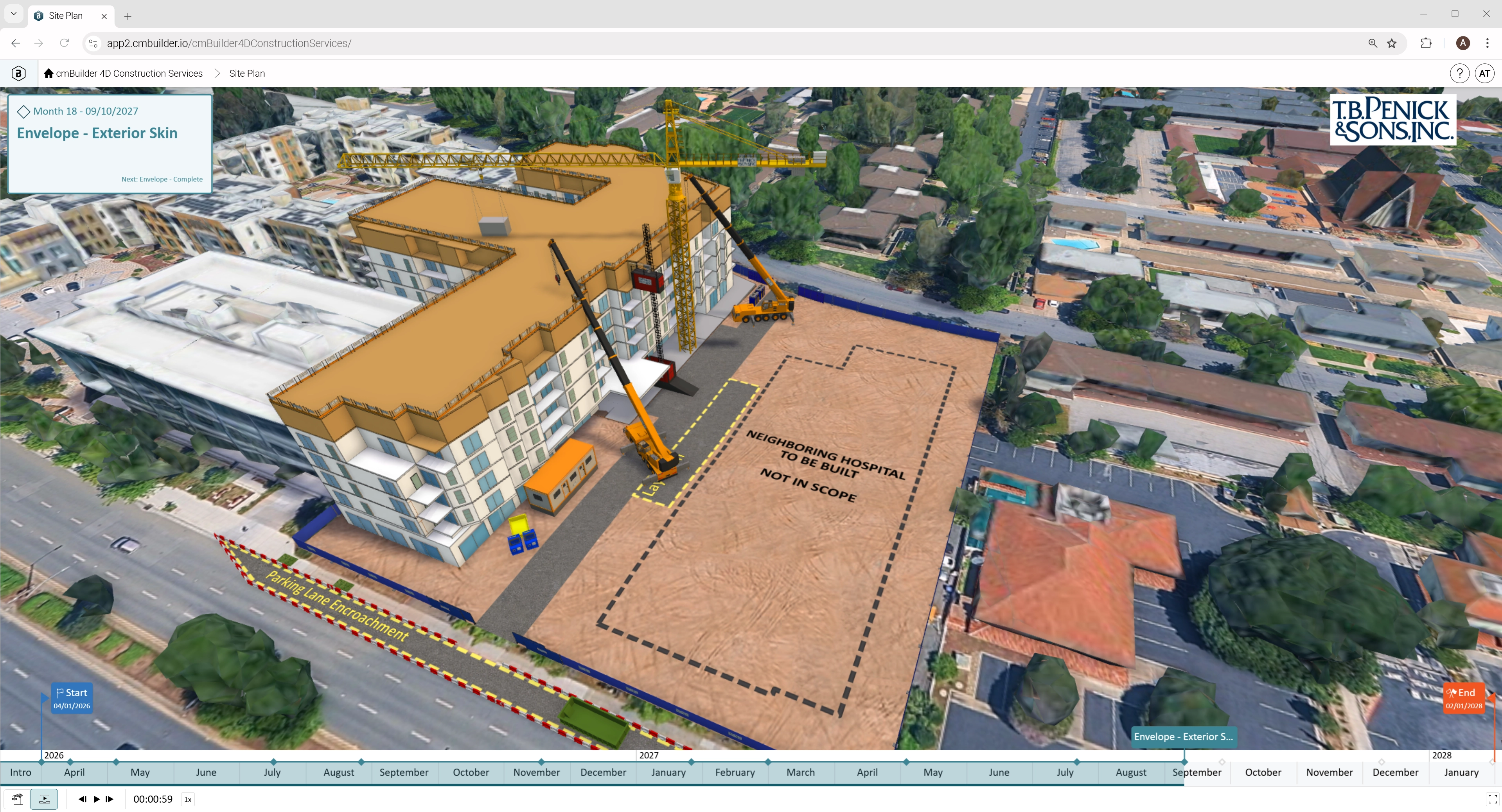 cmBuilder building project-building senior living building, timber construction, finishing building envelope