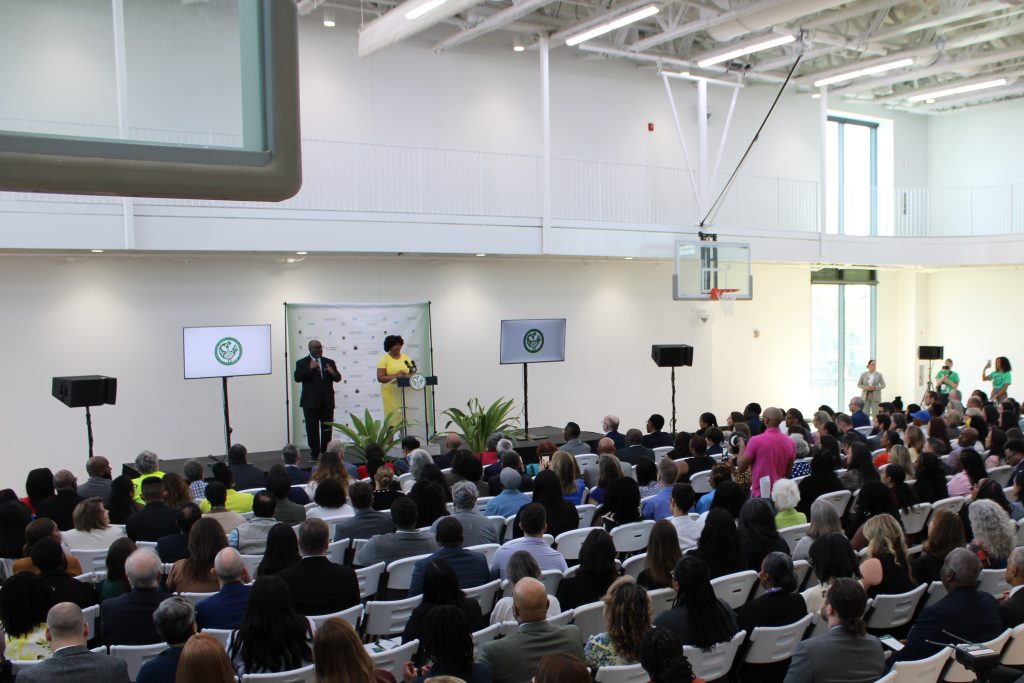 The Sankofa Village Wellness Center, 4305 W. Madison St., opened Thursday as the flagship component of the Sankofa Wellness Village along the Madison and Pulaski corridor, a larger development that won the 2023 Chicago Prize from the Pritzker Traubert Foundation.