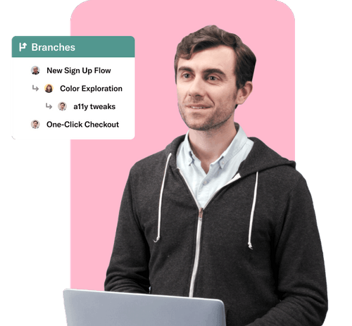 Versions UI Branching Component