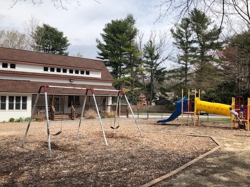 Playground behind WoodsEdge Chilrden's Center.