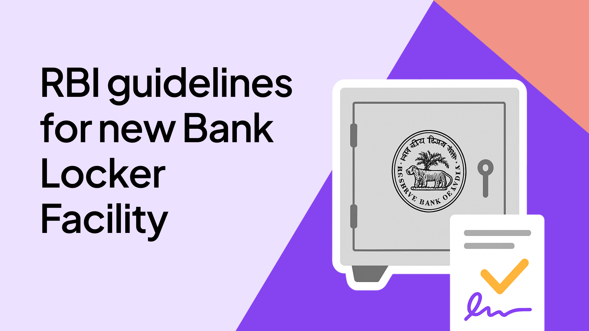 RBI guidelines for new Bank Locker Facility