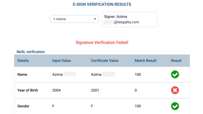 Aadhaar eSign Verification for NeSL - hero image