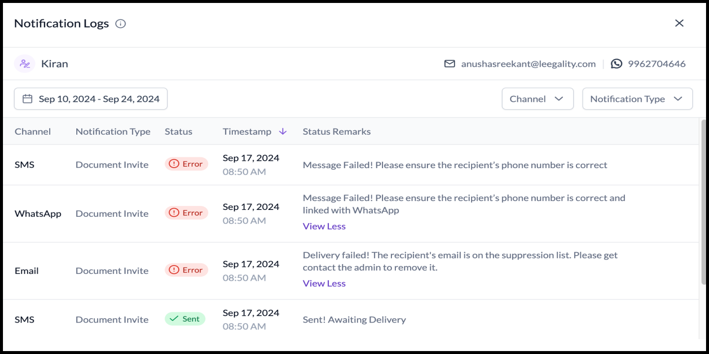Notification Logs feature hero image