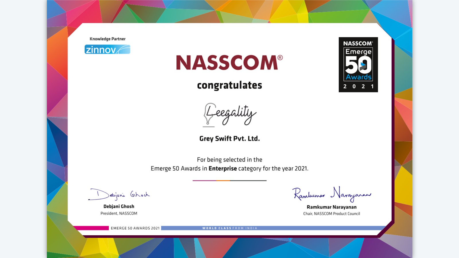 February 2022 : New updates in the Dashboard, wider NeSL coverage and NASSCOM Emerge50!