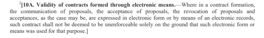 The eContract Bulletin #2: The first principles of eContracts - Section 10A of IT Act