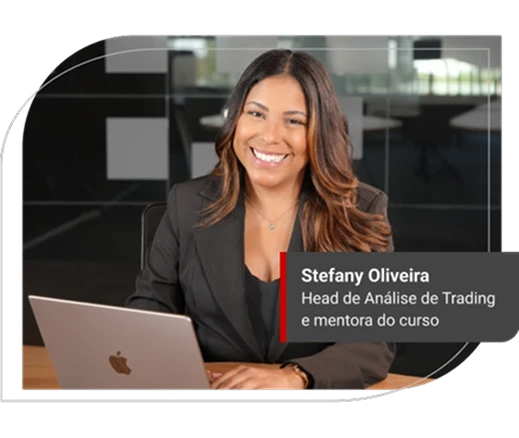 Stefany Oliveira, head de Análise de Tranding e mentora do curso de Day Trade para Iniciantes da Toro Investimentos