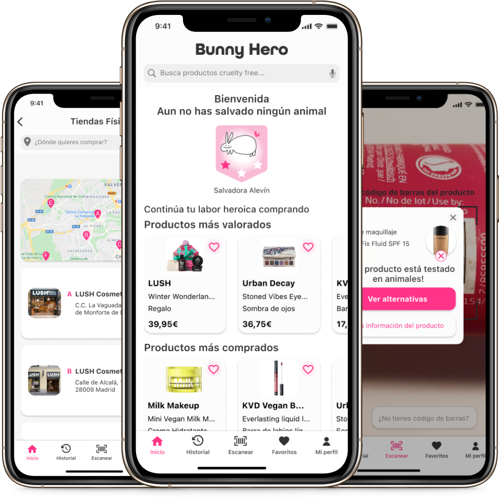 Bunny Hero | Cruelty Free App