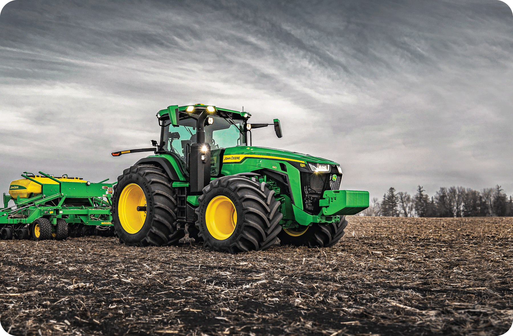 John Deere Tractor with Optitrac LSWs