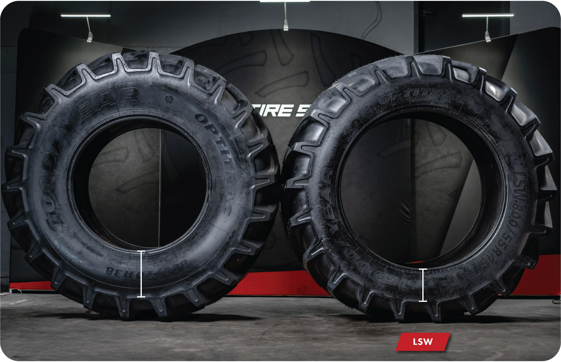 Goodyear Optitrac vs. Goodyear Optitrac LSW