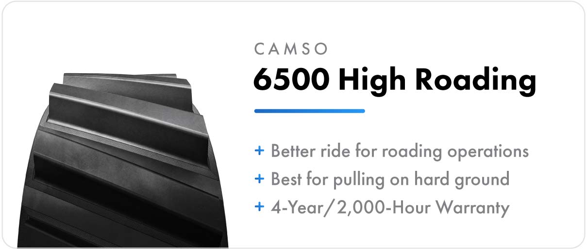 Camso 6500 High Roading track for John Deere 8RT series tractors
