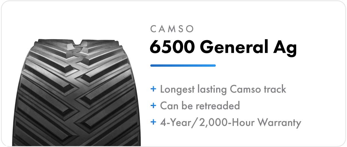 Camso 6500 General Ag track for John Deere 8RT series tractors
