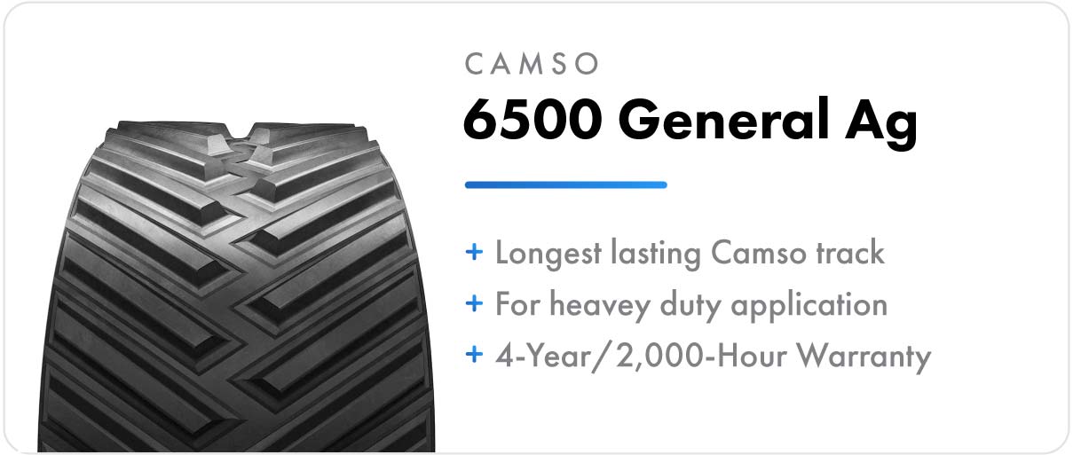 Camso 6500 General Ag for Challenger MT800 track series tractors.