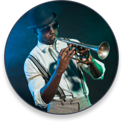 trumpet player