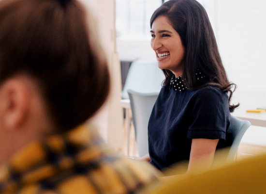 Female executive in meeting