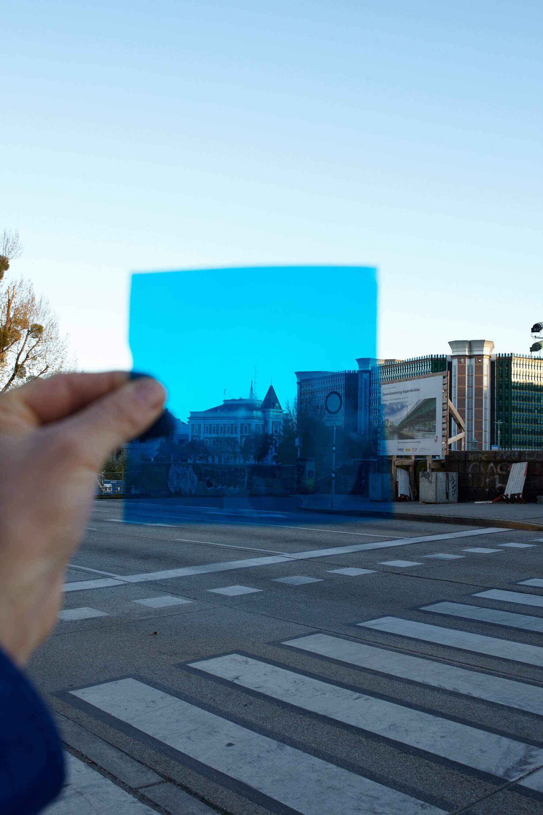 Looking in the direction of the third district in Vienna toward the Palais des Beaux Arts Wien