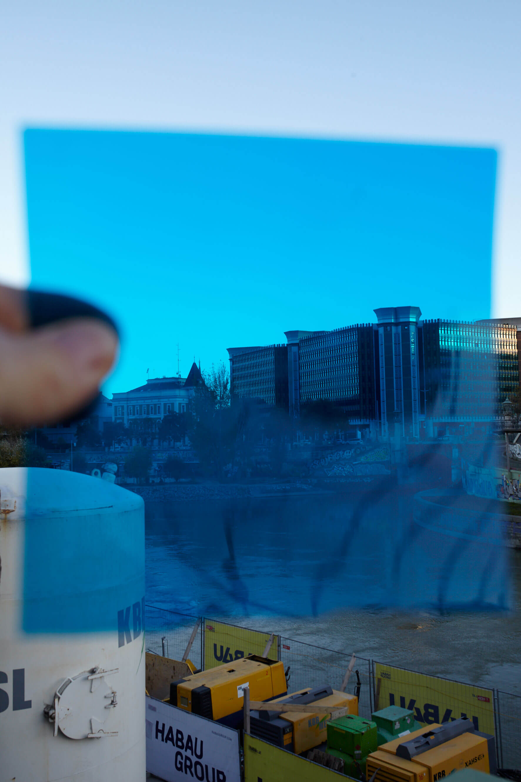 Looking in the direction of the third district in Vienna toward the Palais des Beaux Arts Wien