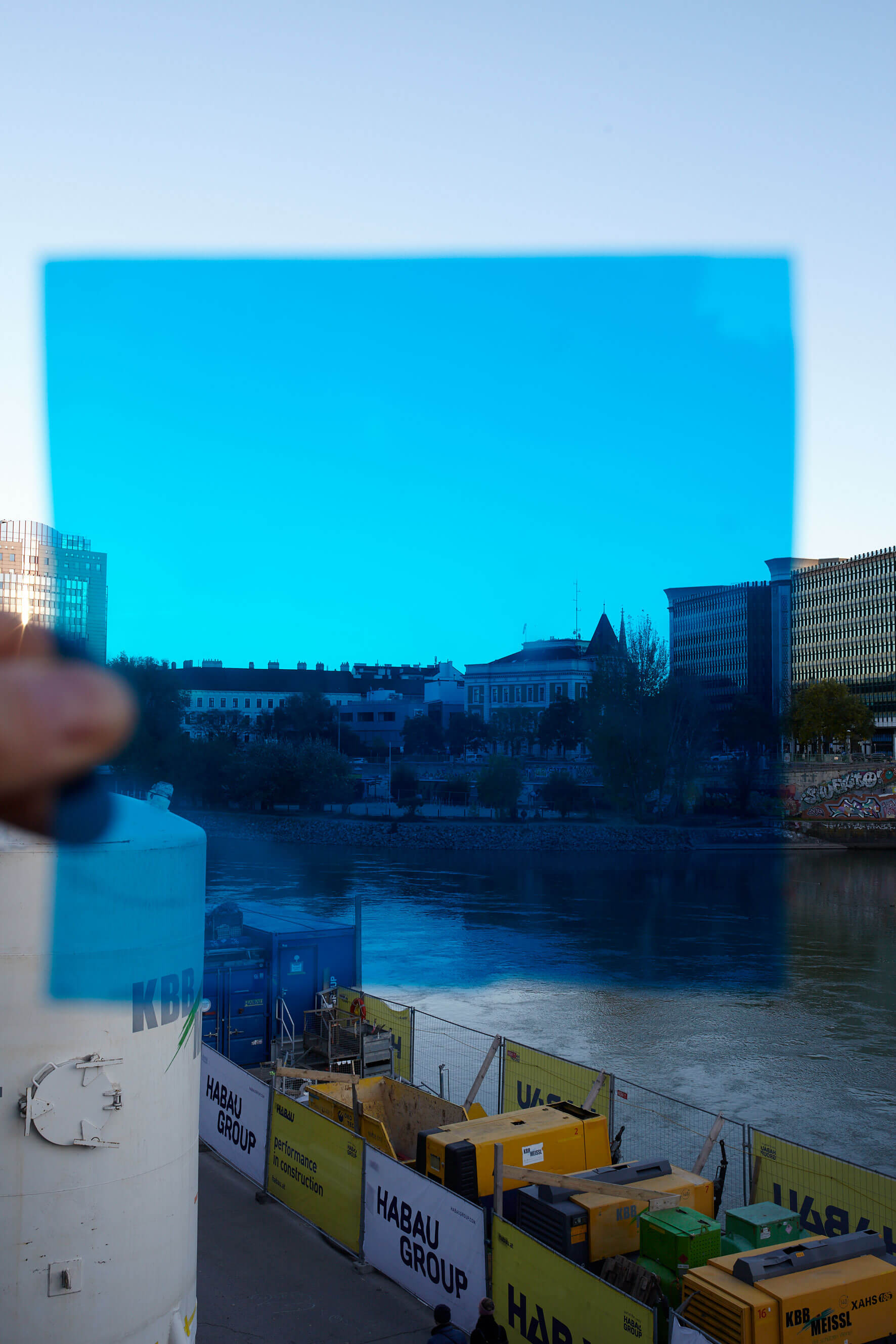 Looking in the direction of the third district in Vienna toward the Palais des Beaux Arts Wien