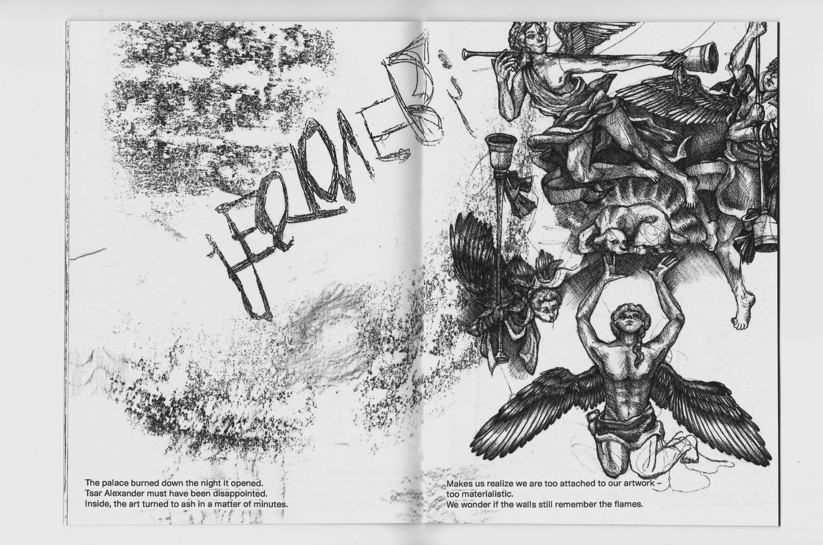 Scan of a self-made publication