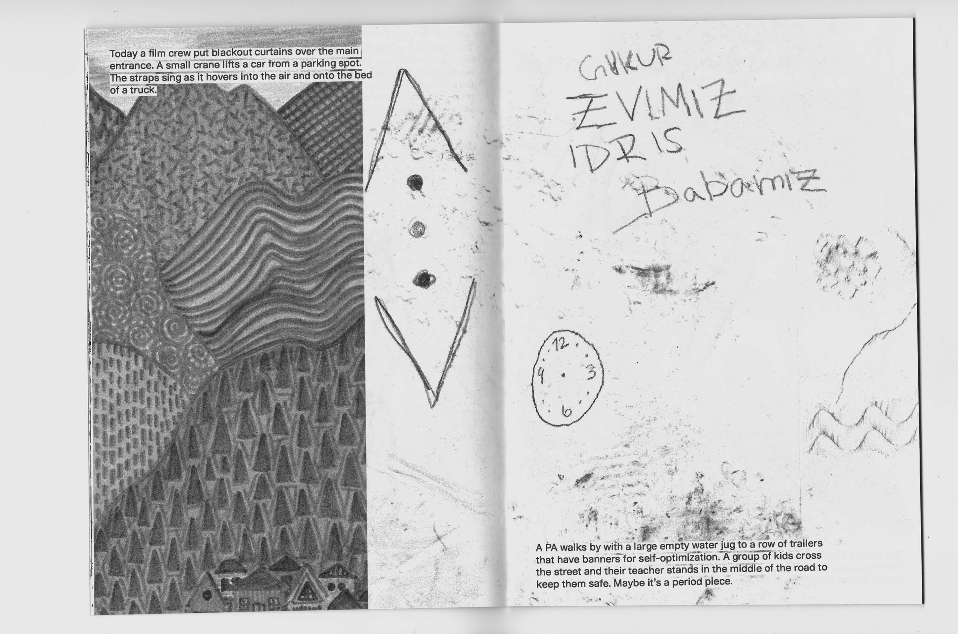 Scan of a self-made publication
