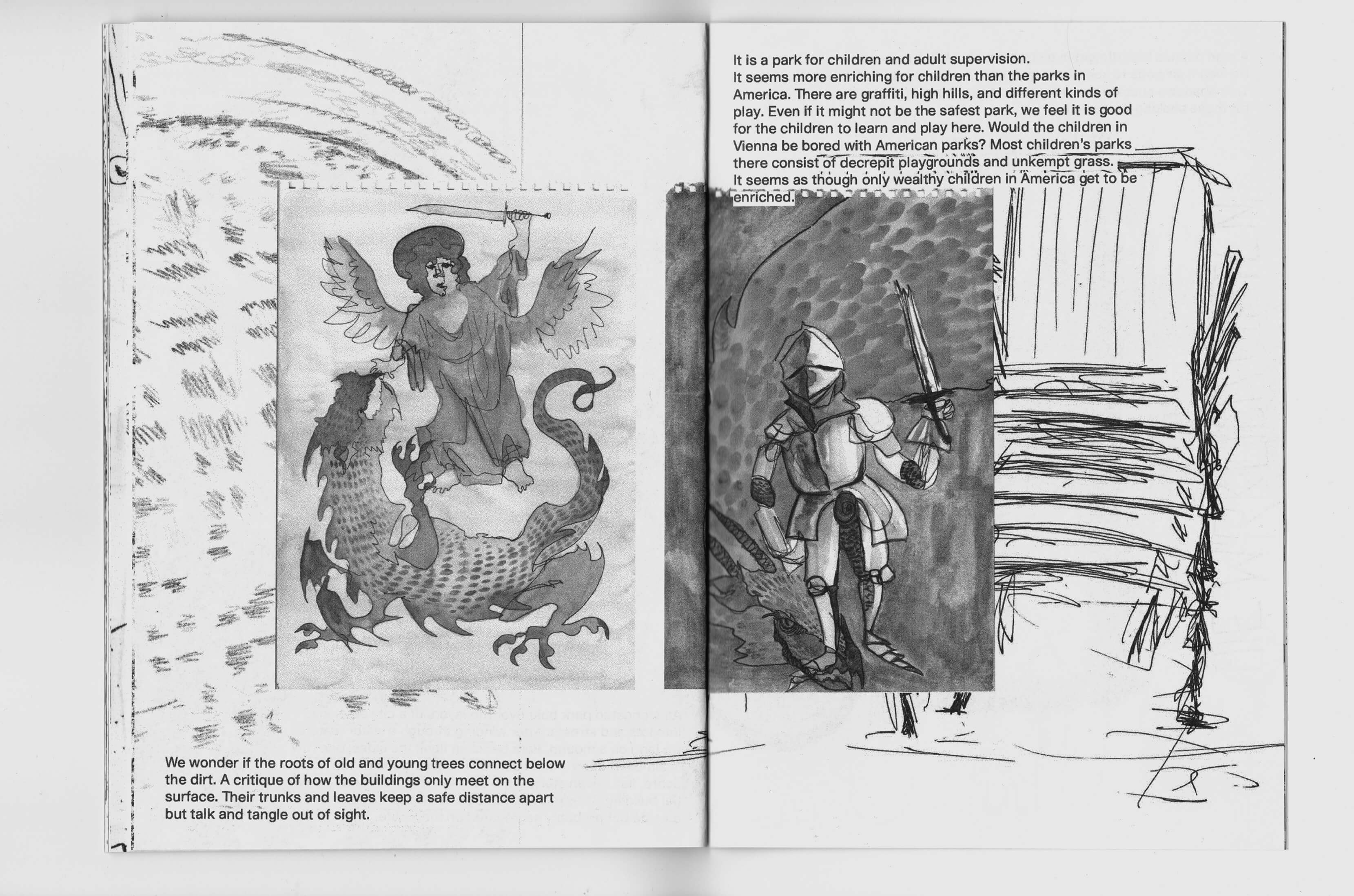 Scan of a self-made publication