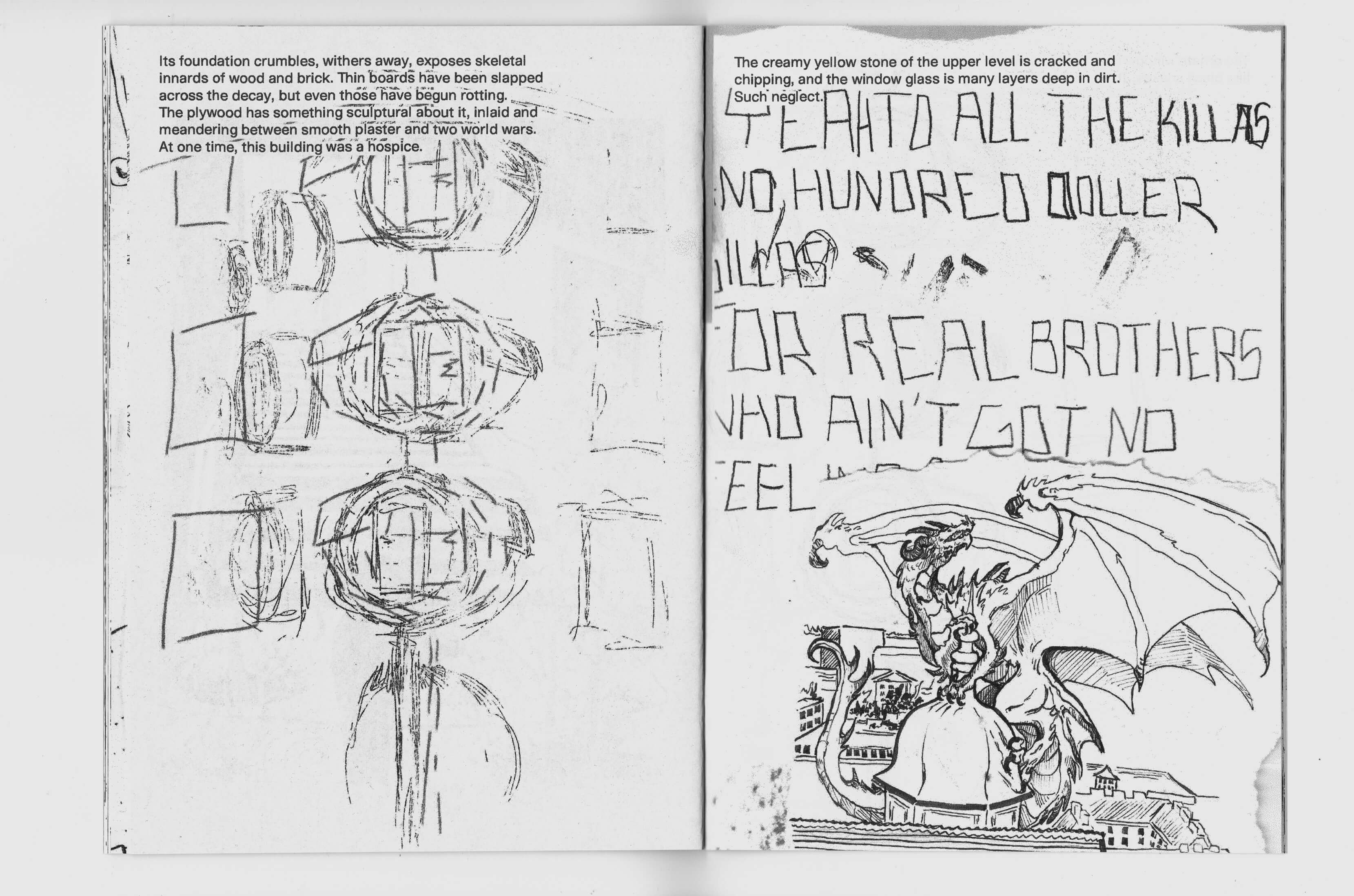 Scan of a self-made publication