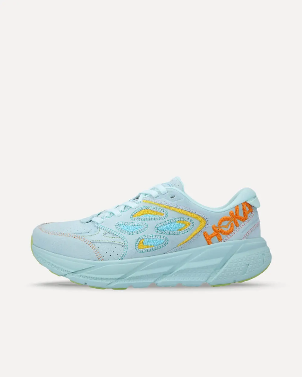 HOKA ONE ONE U Clifton L Embroidery "Blue Glass"