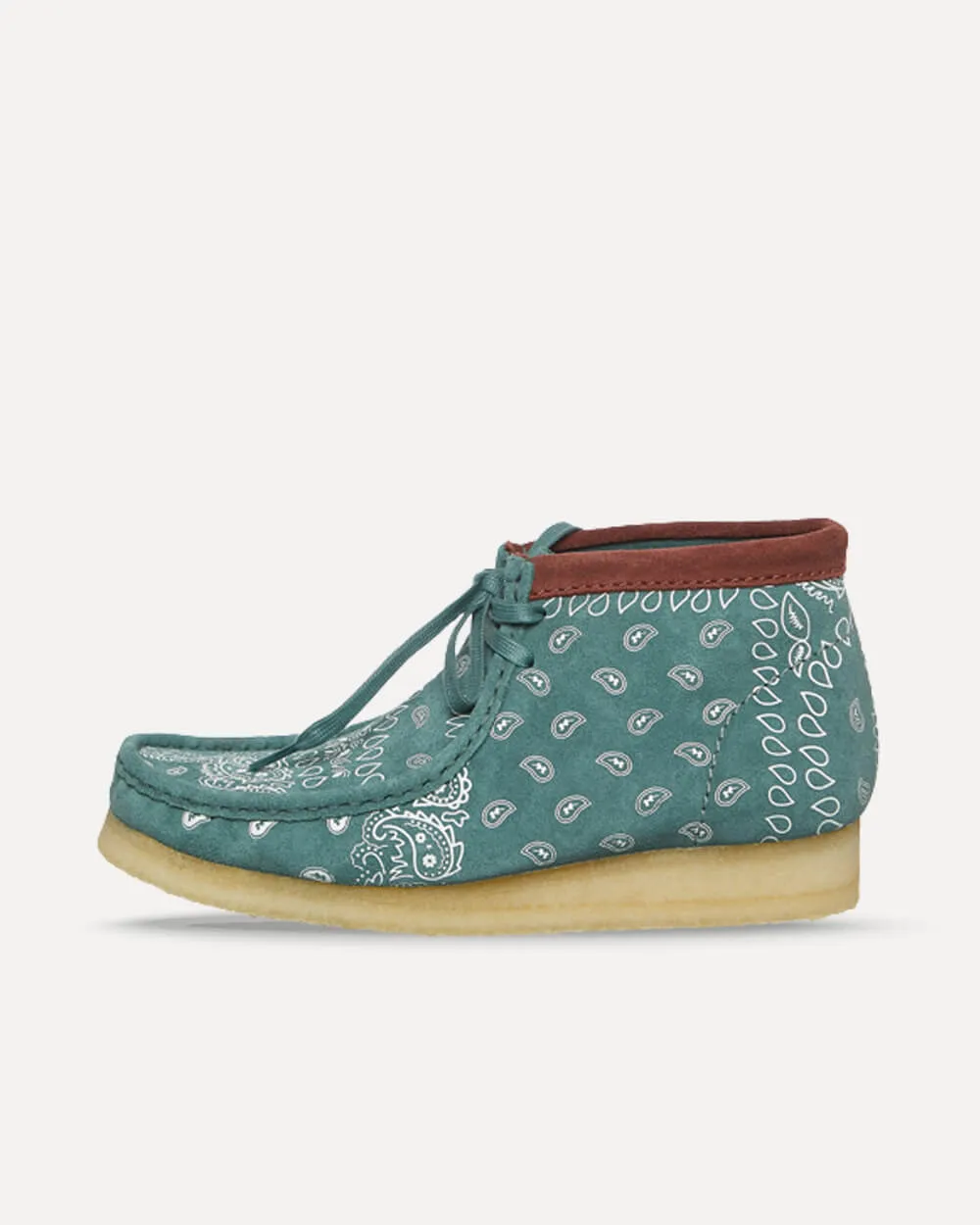 Clarks Originals Wallabee Boot "Green Paisley"