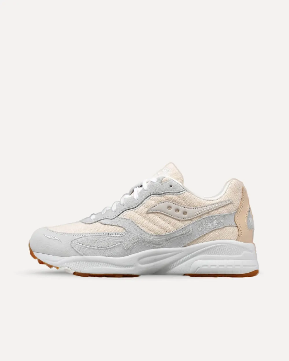 Saucony 3D Grid Hurricane "Undyed Ecru"