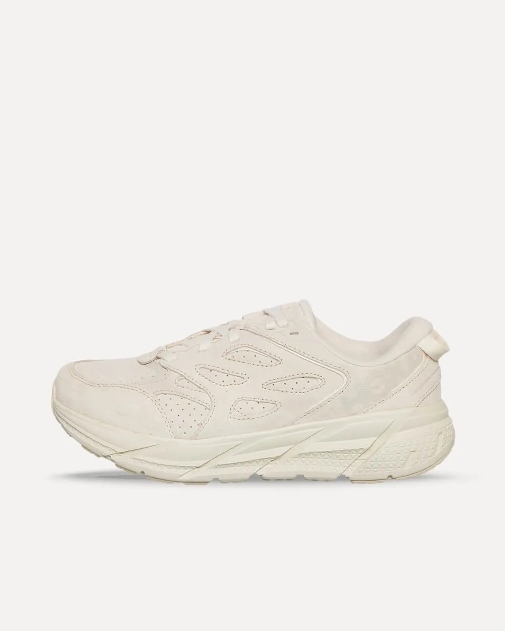 HOKA Clifton L Suede "Eggnog"