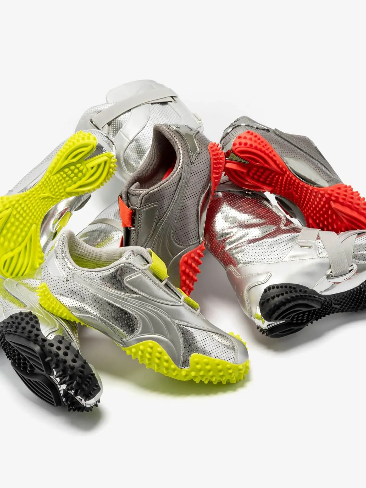 Puma x Ottolinger Collection SS24 ft. Mostro Silver Red, Silver 